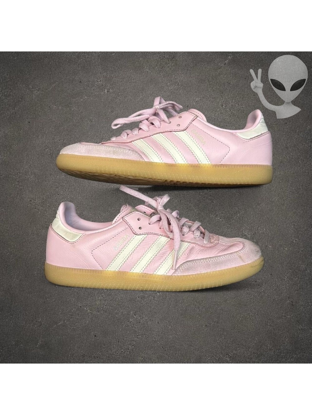 adidas Samba OG Pink White Gum Mens US 6.5 mens womens 8 - Picture 2 of 7